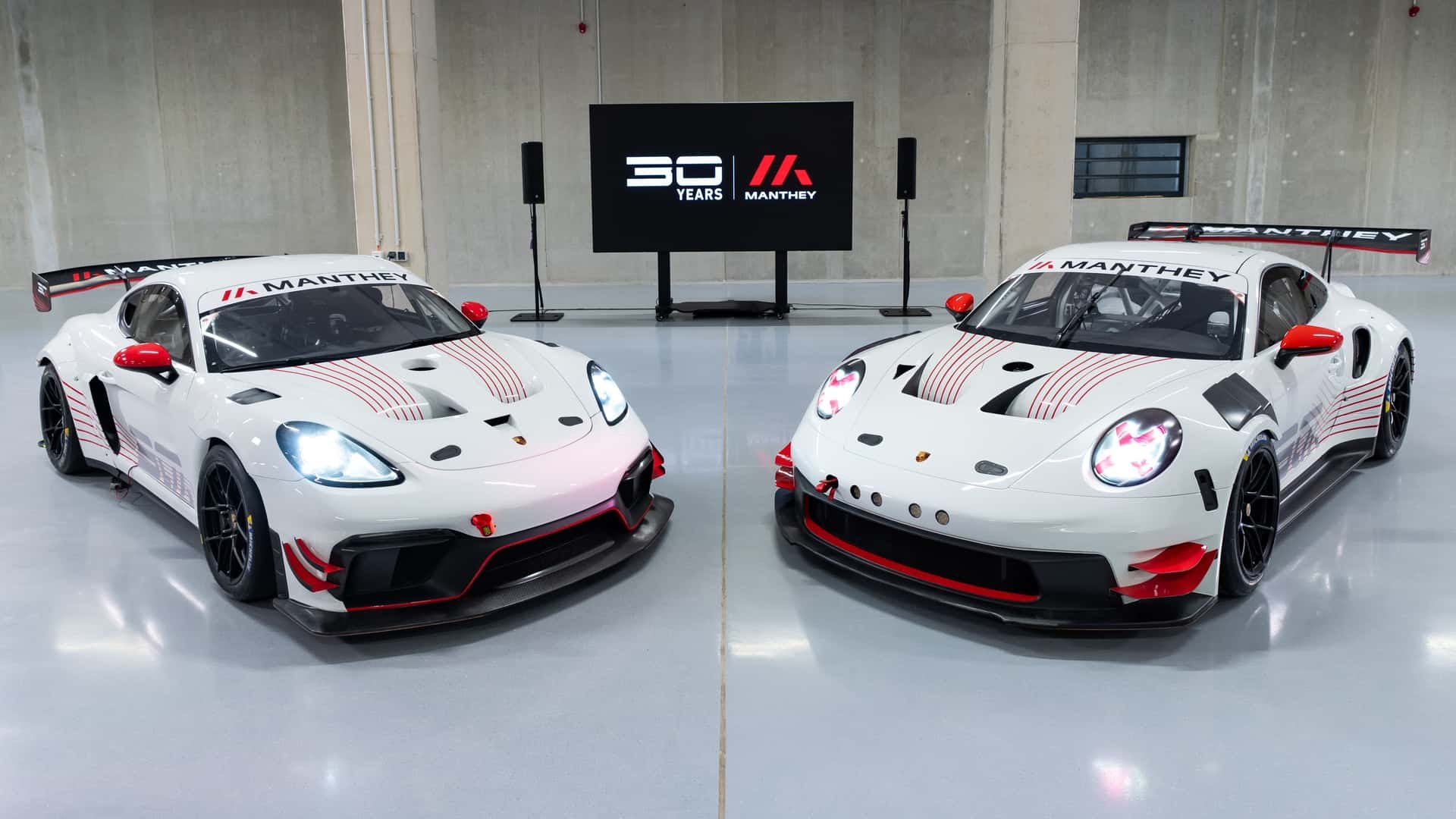 Manthey fête ses 30 ans avec deux Porsche de course ultra-exclusives