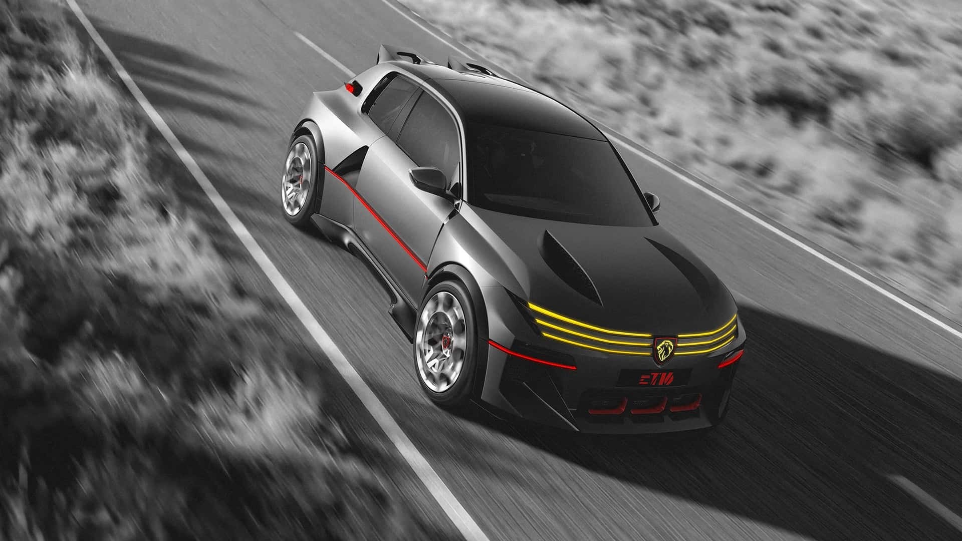 Peugeot E-T16 Concept : 816 chevaux pour célébrer la légende du rallye