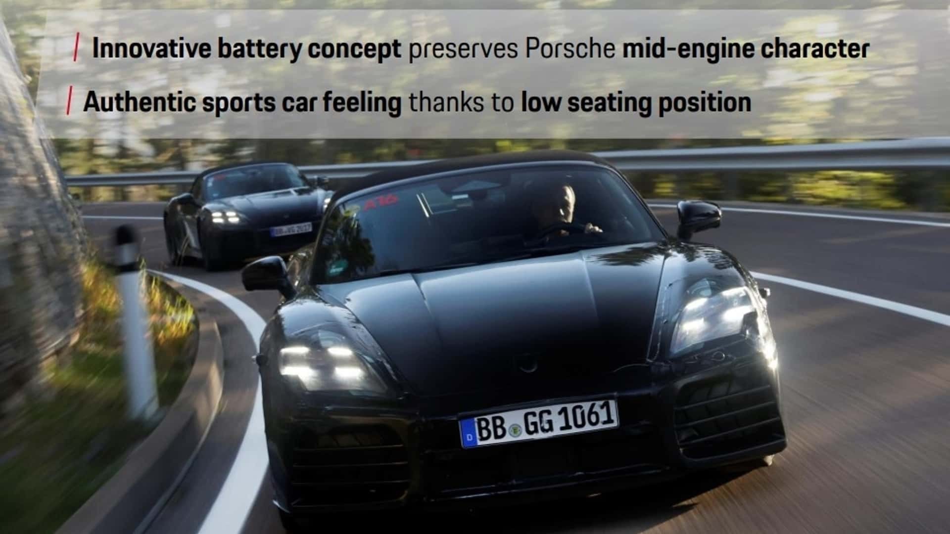 Porsche 718 électrique : des batteries placées en position centrale moteur, une révolution technique